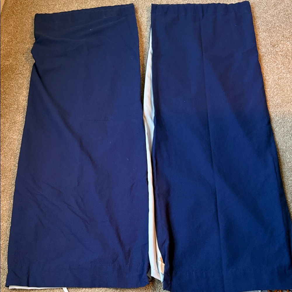 Pottery Barn Kids Blue Curtains